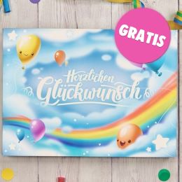 Geburtstagskarte Für Enkelin Zum 1. Geburtstag - 22,9 X 15,2 Cm, Hochwertig Aus Großbritannien